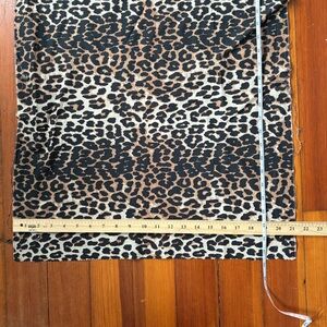 NWOT cotton voile fabric leopard print!
